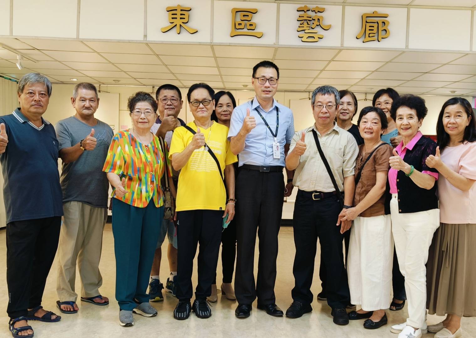 墨影山韻映東藝 長青園國畫班聯展登場